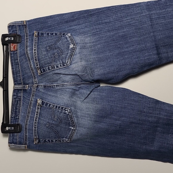 ADRIANO GOLDSCHMIED The Premiere Skinny Straight Medium Wash Crop Size 29R - Picture 14 of 16